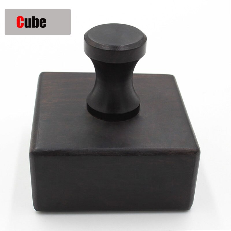 Blackwood Leather Edge Burnisher Leather Polished Grinding Set Wood Edge Slicker Leather Tools Leather Polished Rod: Cube