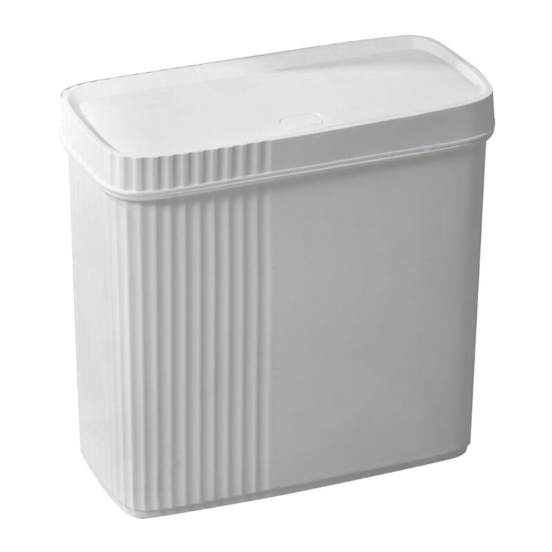Recycling Bin Trash Can With Lid Garbage Bucket Recycle Bin Containers Trash Can For Kitchen Bathroom Toilet Office: Auburn