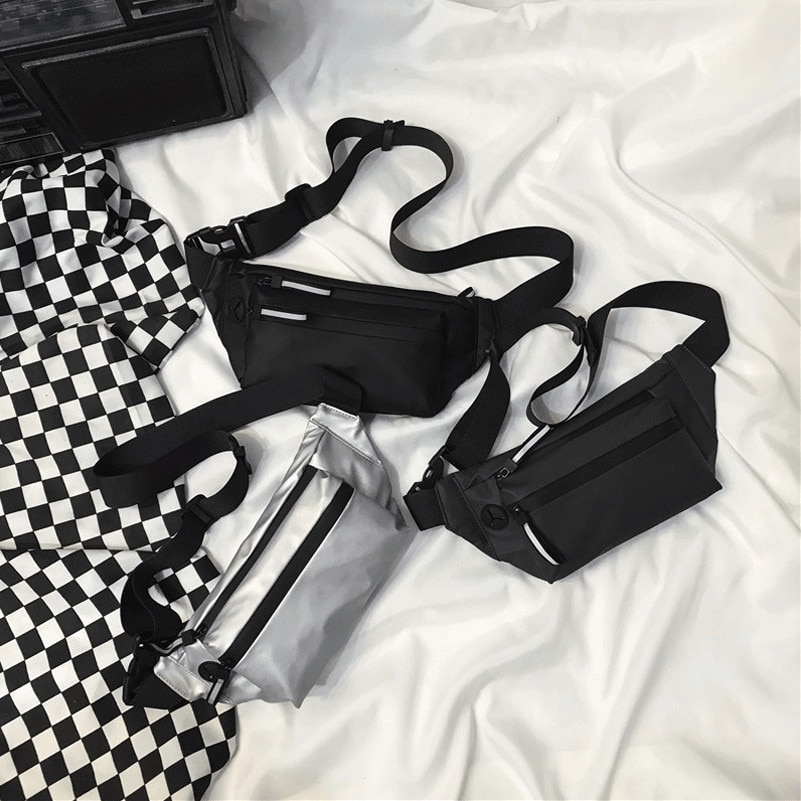 Men's Waterproof Sports Runner Waist Bum Bag Running Jogging Belt Pouch Zip Fanny Pack