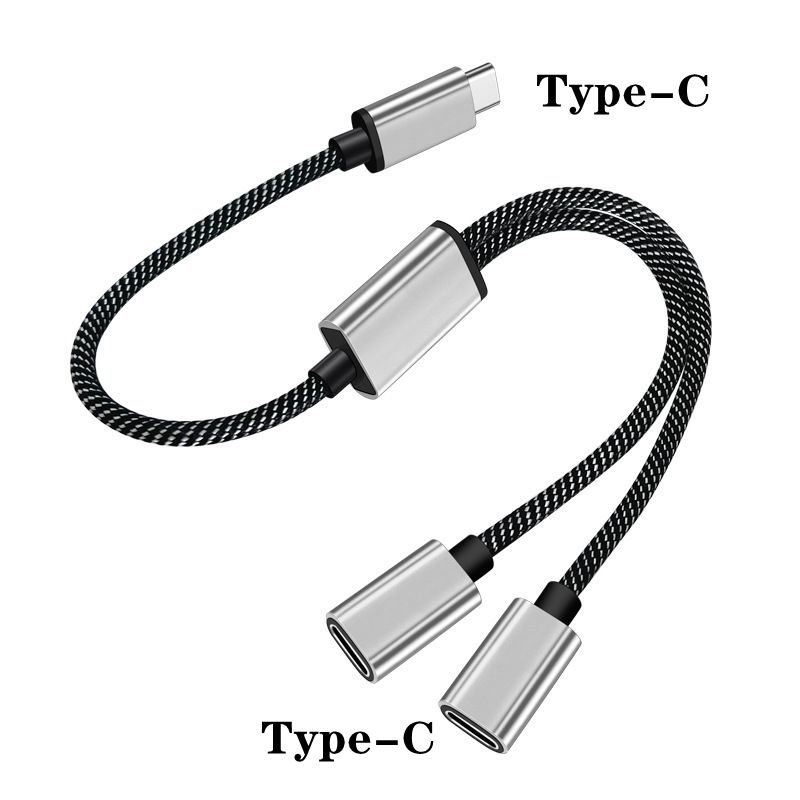 Przedłużacz koncentratora USB typu C 4-portowy rozdzielacz kabla USB OTG Szybki adapter transferu Przenośny konwerter do komputera PC Laptop Macbook Pro: Niebieski