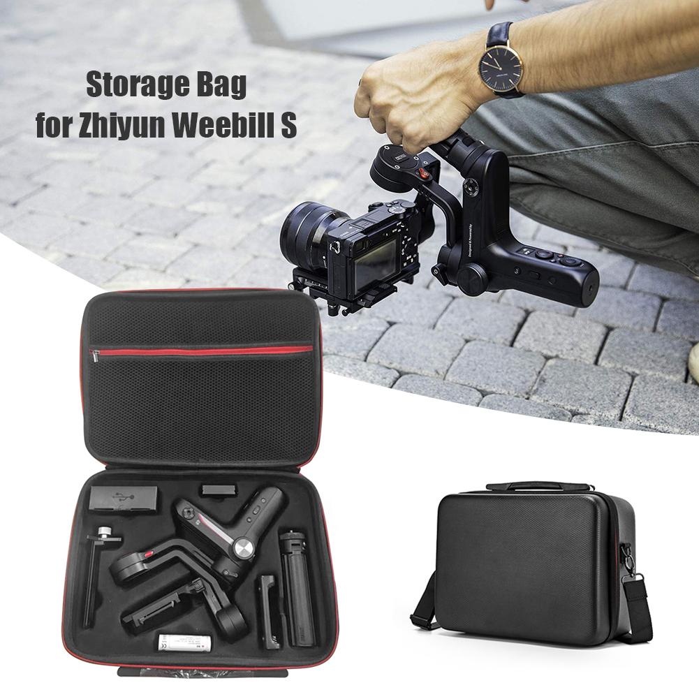 Zwart Draagbare Handtas Pu Beschermende Opslag Draagtas Voor Zhiyun Weebill S Handheld Gimbal Stabilisatoren En Accessoires