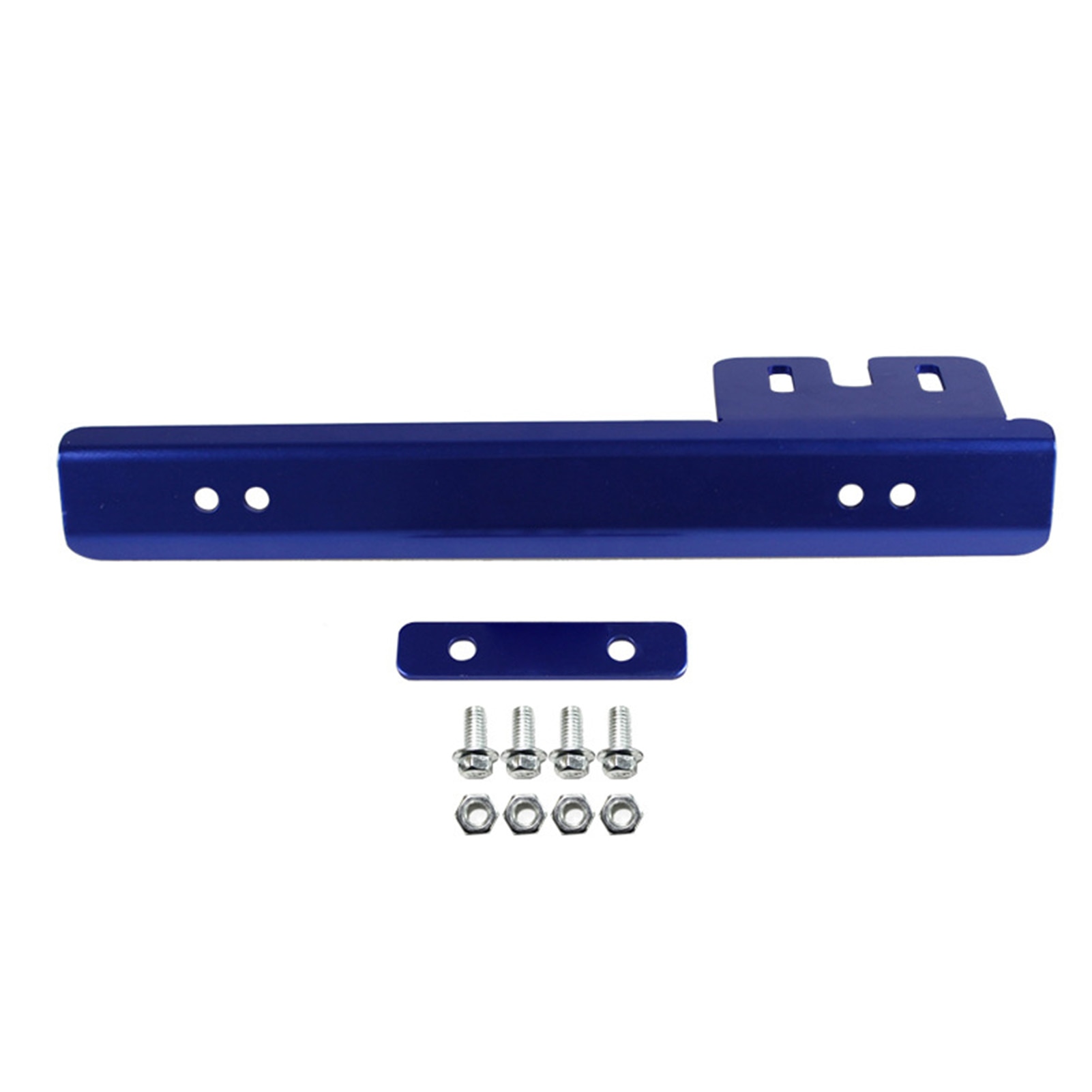 JDM Aluminum Alloy Car Number Licence Plate Frame Bracket Automotive Decoration: Blue