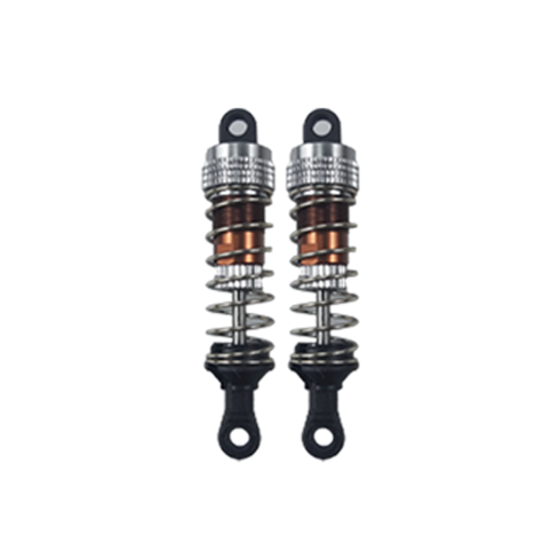 Wltoys 144001 144002 144010 124007 124008 124016 124018 124019 Amortiguador de aceite de Metal, accesorios de piezas de actualización de coche RC: Transparente