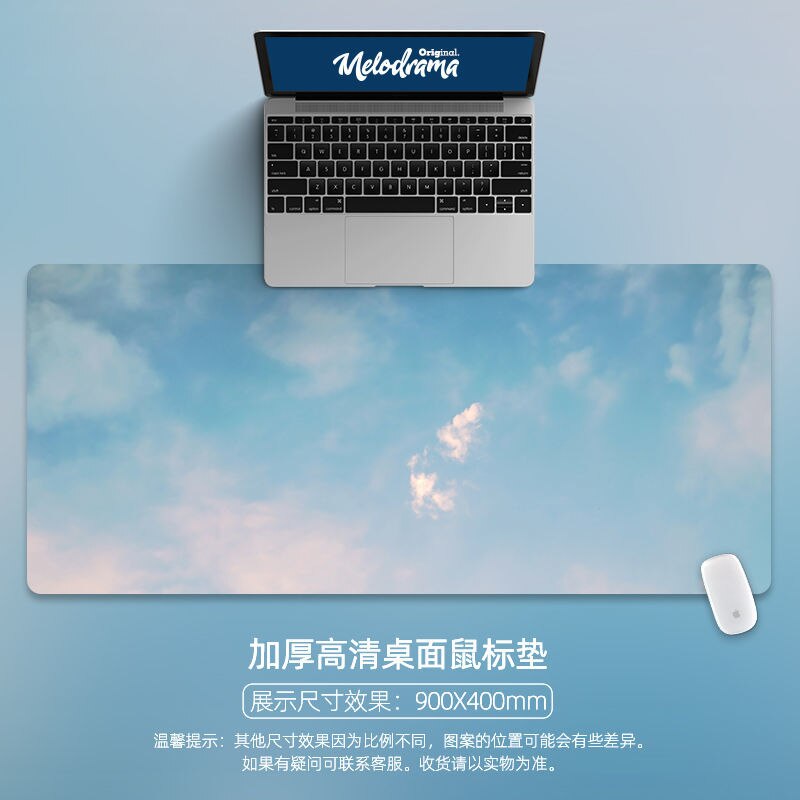 Cute Mouse Pad Large Writing Desk Mats Laptop Mouse Mat Kawaii Mouse Pad Gaming Deskpad for Office Home Gamer 80x30 90x40