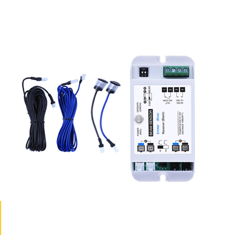 automatic sliding door gate Safety infrared beam sensor single type photocell sensor for automatic door opening: Blue