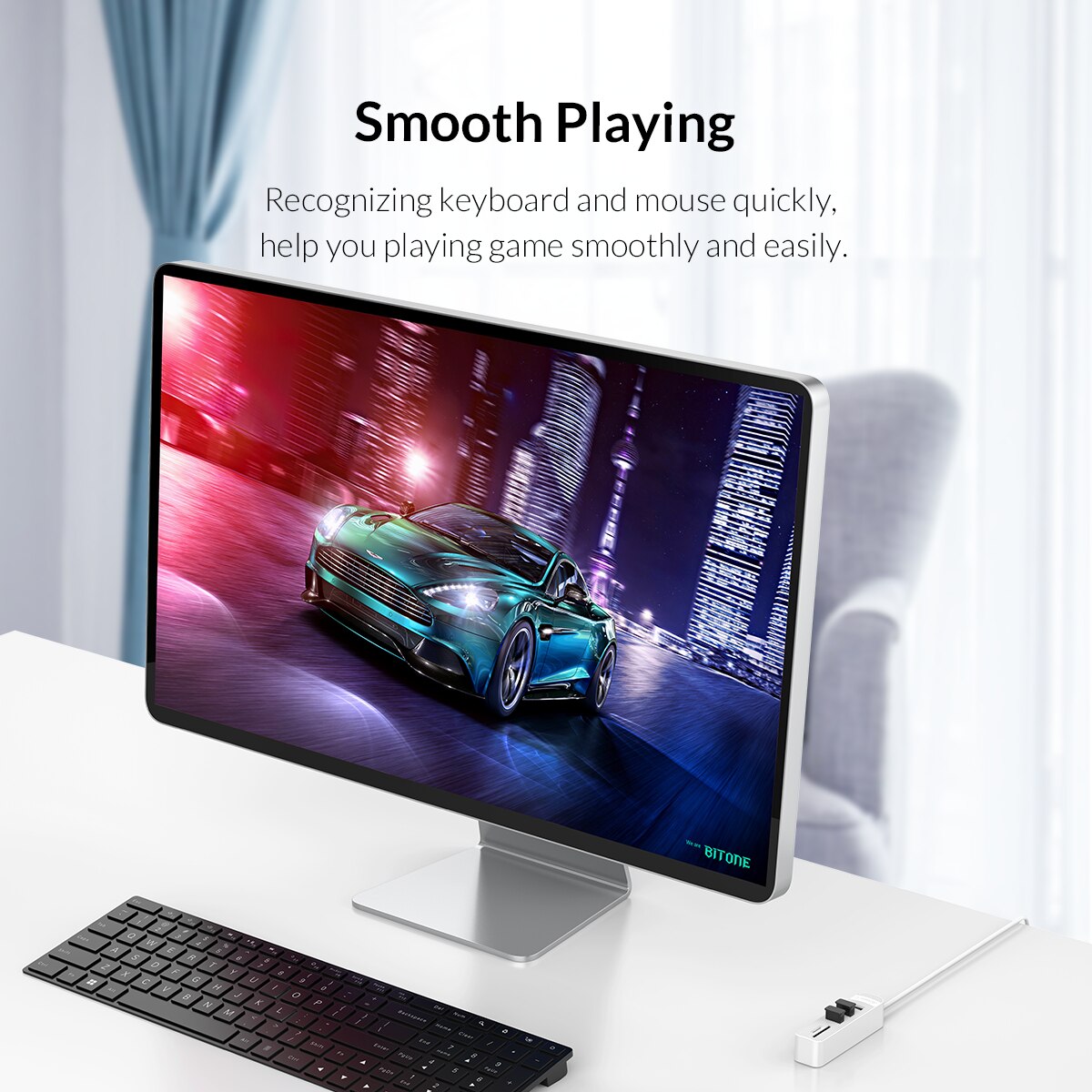 ORICO USB 3.0 Hub 3/6 Port Expander Adapter TF SD Card Reader All In One For PC Computer Accessories