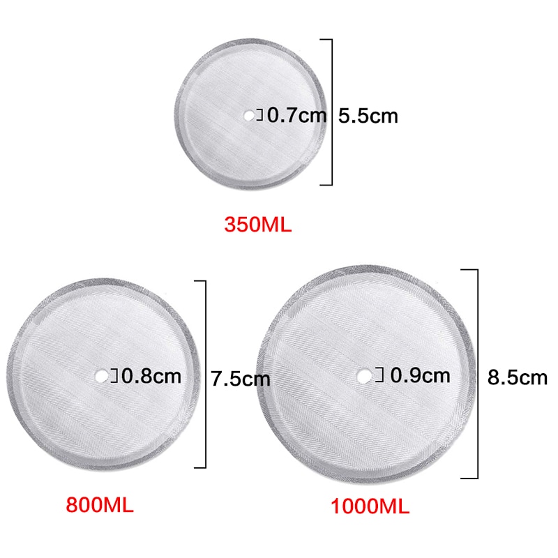 4PCS Reusable Coffee Filter Basket for French Press Coffee Maker Making Machine Stainless Steel Permanent Coffee Filter Tool