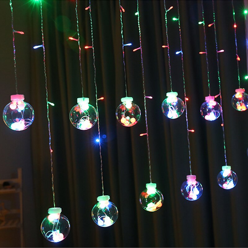 Fairy garland led ball string lights for wedding christmas birthday party festival decor led led lights decoration gardin lys
