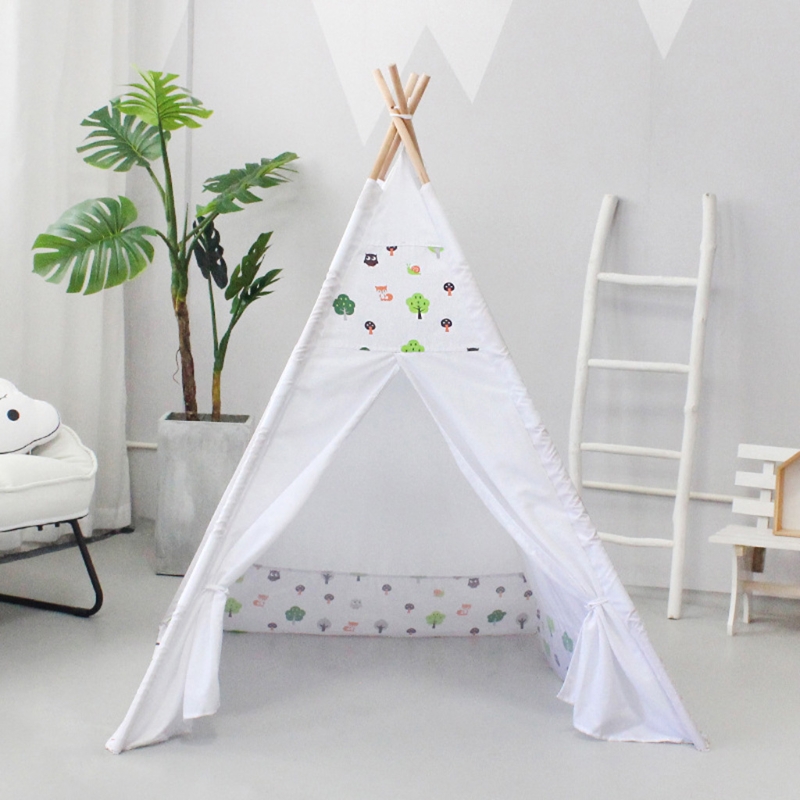 Speelhuis Indoor Teepee Tent Building Interactieve Vergadering Tent Voor Meisjes Outdoor Yard Garden Play Supply A2UB