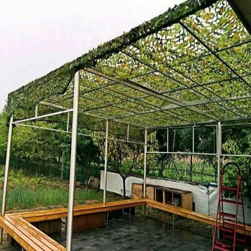 Suministros para el jardín y el hogar, cubiertas para toldos, Red de camuflaje, poliéster, Oxford, UV, decoración de garajes de coche, 2M x 3M