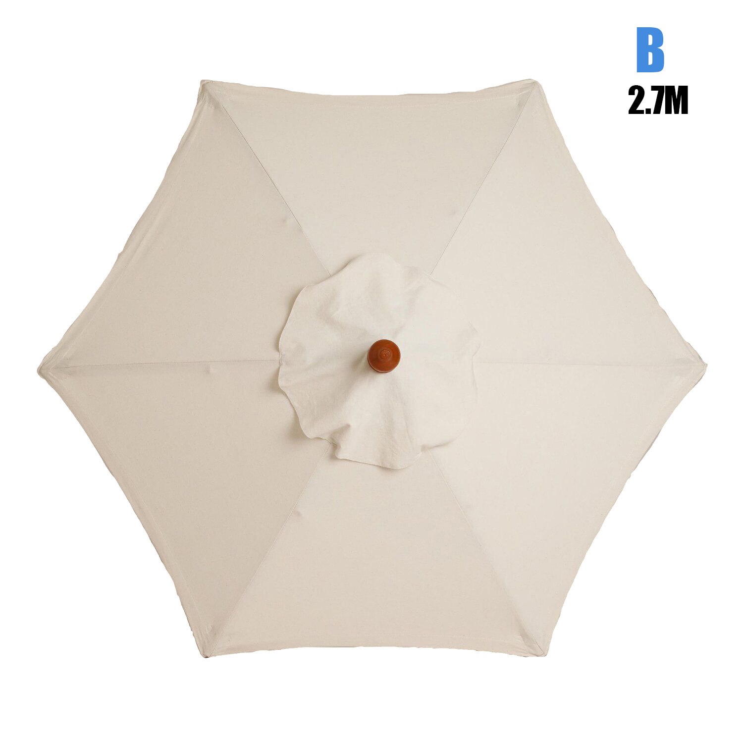 Outdoor Paraplu Vervanging Waterdicht Uv Beschermende Paraplu Doek Geschikt Voor Zwemmen Stranden Tuin Binnenplaats Patio