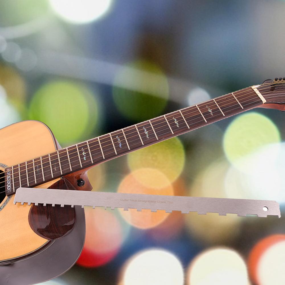 Measuring Bass Guitar Neck Notched Straight Edge S... – Grandado