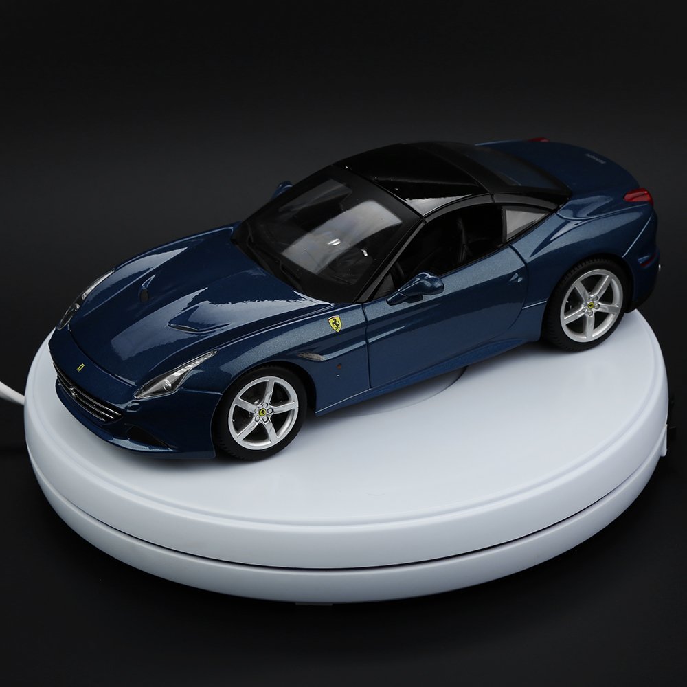Rotating Display Stand - 25cm/10 Inch - 360° Electric Turntable - Photography Lighting - 110-220V