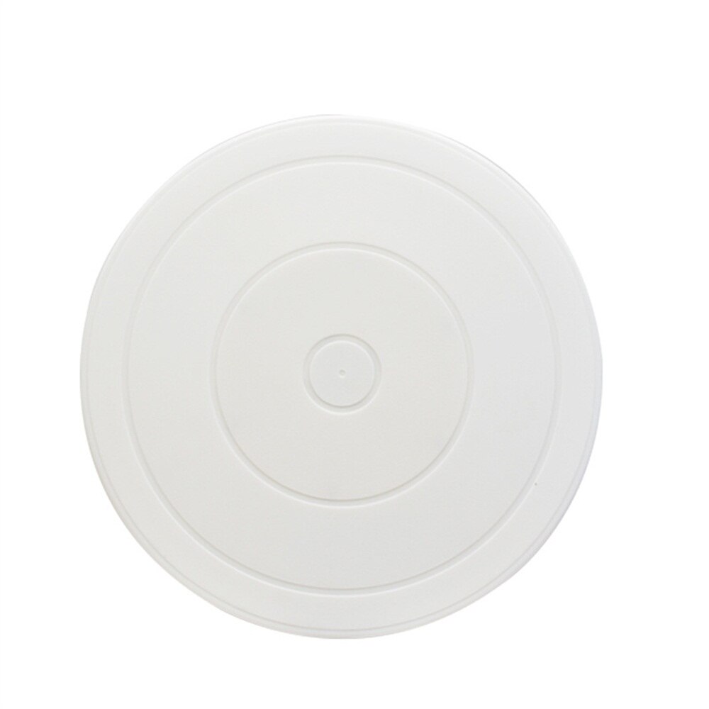 Gâteau plateau tournant anti-dérapant rond gâteau support gâteau décoration outils gâteau rotatif Table cuisine bricolage Pan cuisson cuisine outils: WHITE
