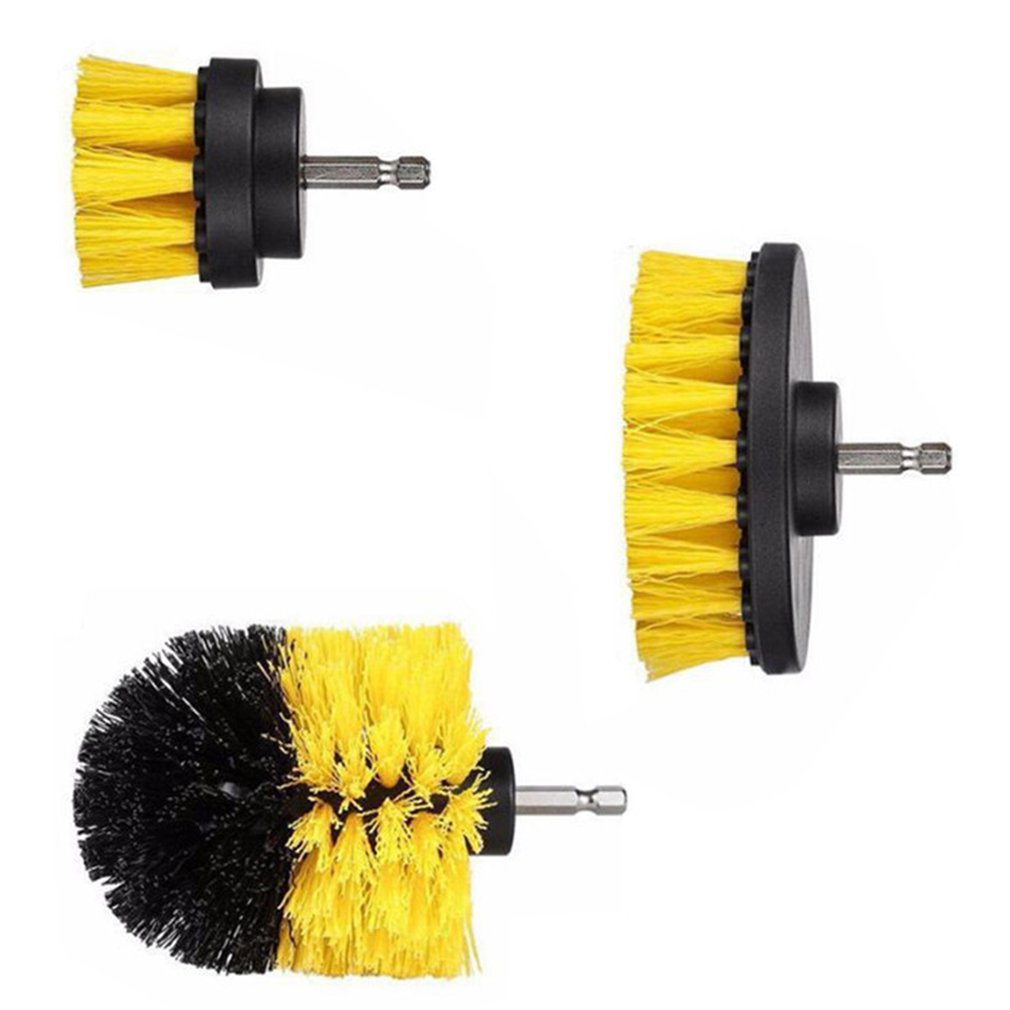 3 st power scrubber borste borr borste ren för badrumsytor badkar dusch kakel injekteringsbruk sladdlös power scrub rengöringssats