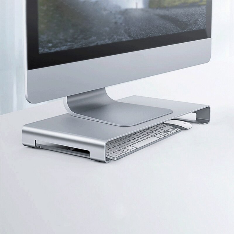 ORICO Computer Monitor Stand Geeignet für Laptop Desktop-Computer Monitor Stand Basis Erhöht Aluminium Legierung Lagerung Halterung