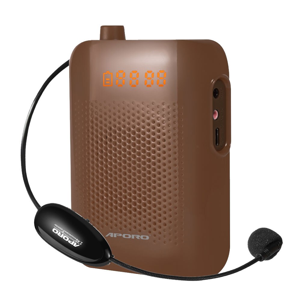 Megaphone Speaker Bluetooth Loudspeaker Microphone Voice Amplifier Booster for Teaching Tour Guide Sales: Coffee