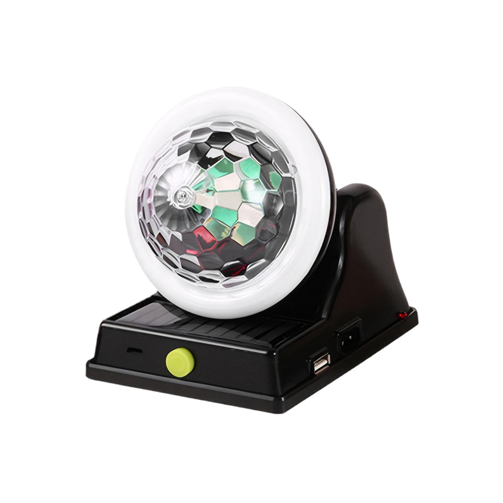 Disco Ball Light Colorful Rotating Magic Ball Light Magic Ball RGB LED Stage Light Rotating DJ Ball for Home Room Dance Karaoke: grey