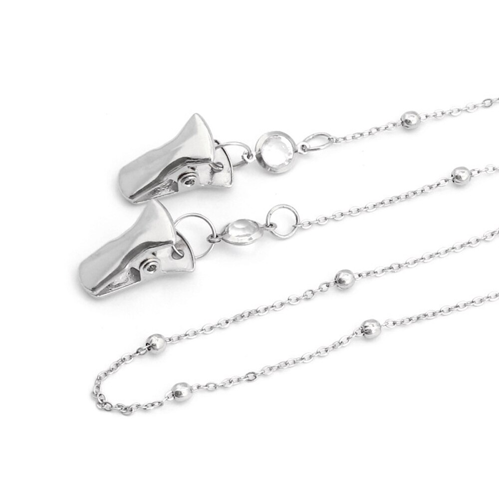 Metal Face Mask Necklace Strap For Women Men Snake Chain Glasses Clips Lanyard Holder Sunglasses Chains Eyewear Jewelry: CS
