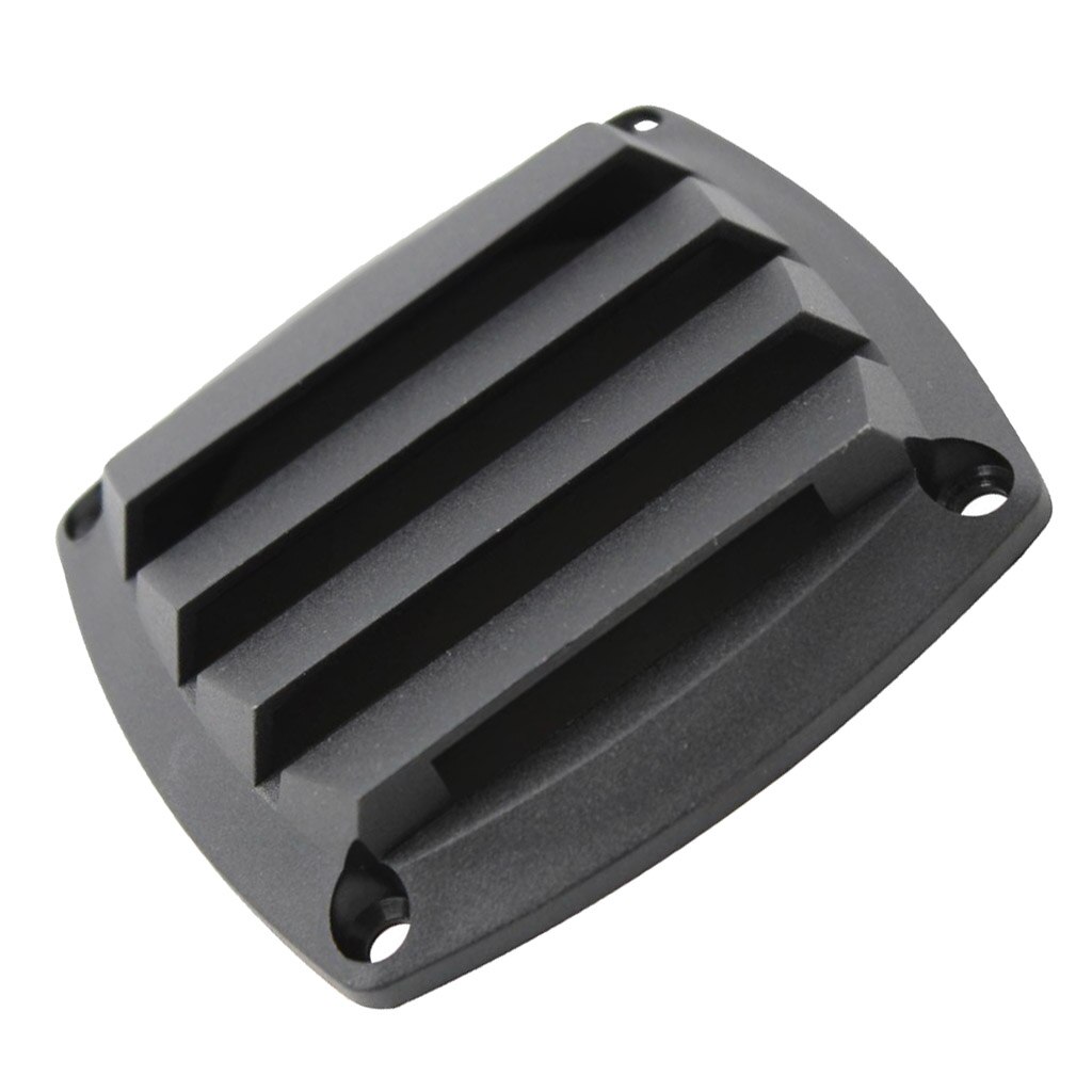 Rejilla de ventilación de plástico para barco, cubierta de rejilla de ventilación, rejilla negra, 2 uds.