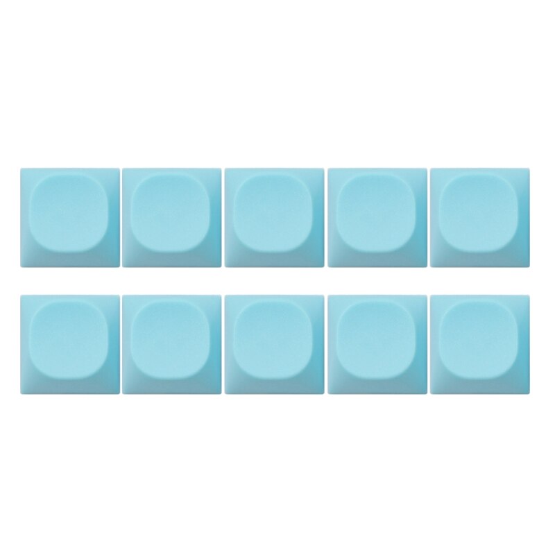 PBT Keycaps Set, Thick PBT No Printing Keycaps for Mechanical Keyboard (10Pcs/Set) - Only Keycaps, Not the Keyboard: BL