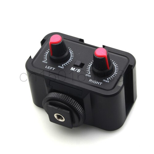 WWS-V2 2-Channel Universal Microphone Audio Adapter Mixer with Stereo & Dual Mono 3.5mm Inputs for DSLR Cameras & Camcorders