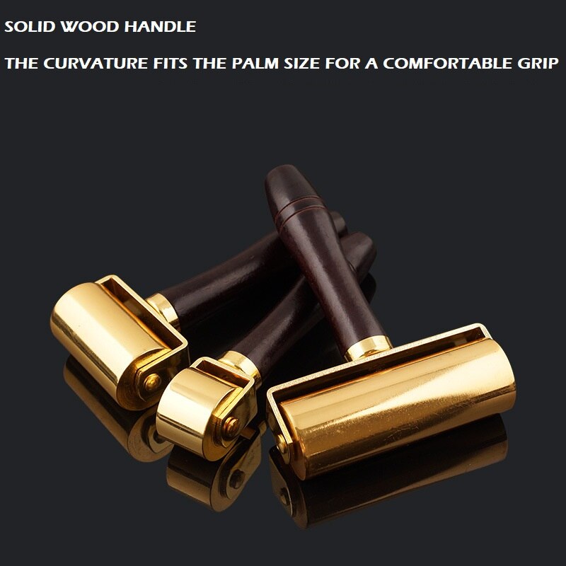 Leather Glue Edges Laminating Roller Leather Craft Roller Press Edge Roller DIY Handmade Crease Tool