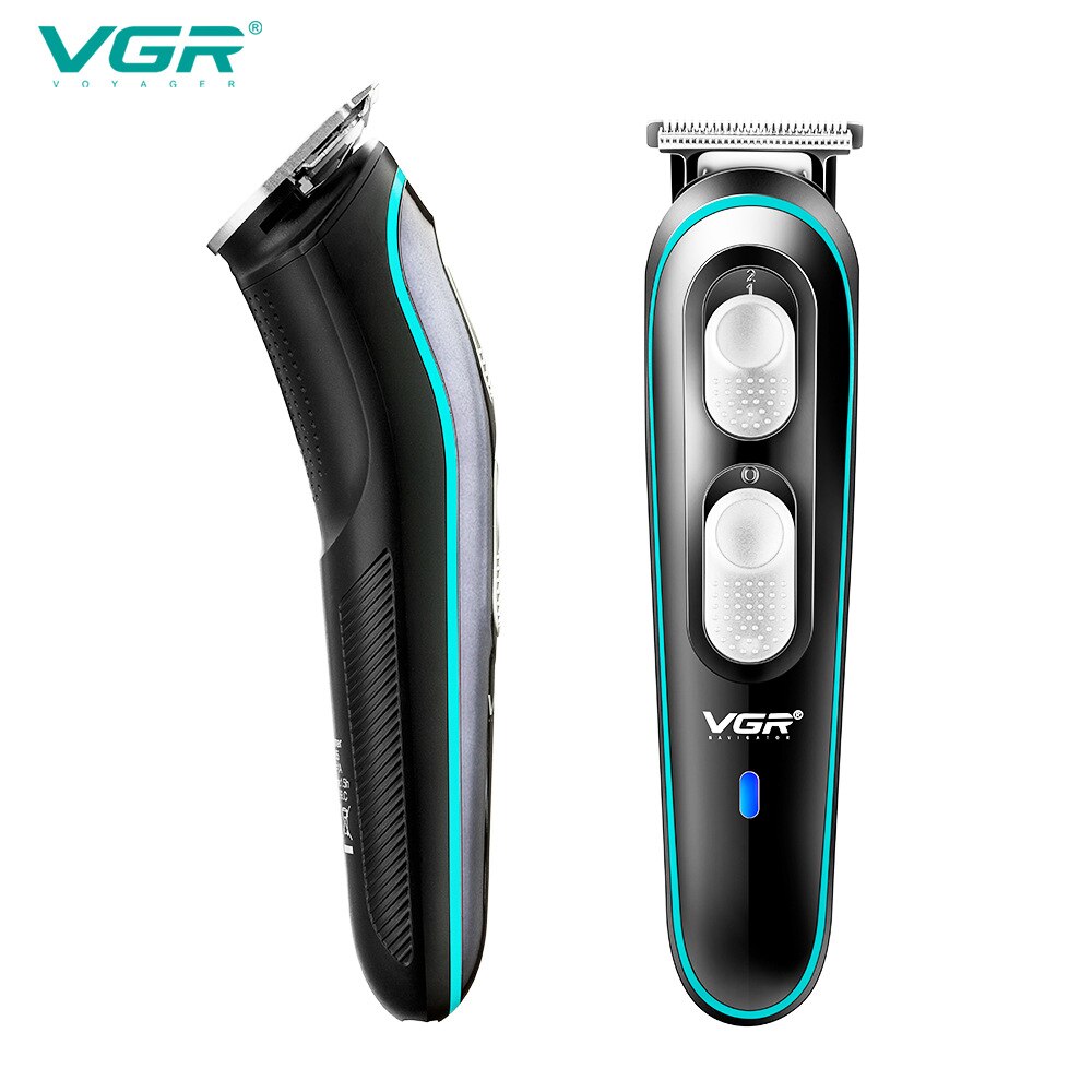 Vgr Tondeuse Usb Elektrische Tondeuse Fine-Tuning En Trimmer Kit Professionele Clipper Oplaadbare Kapper Kapsel Machine