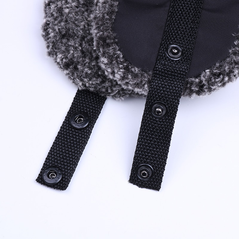 Gorros de aviador de invierno con orejeras de felpa Ushanka rusa con gafas para adolescentes y niños, gorra de aviador, gorro de esquí de Cachemira artificial