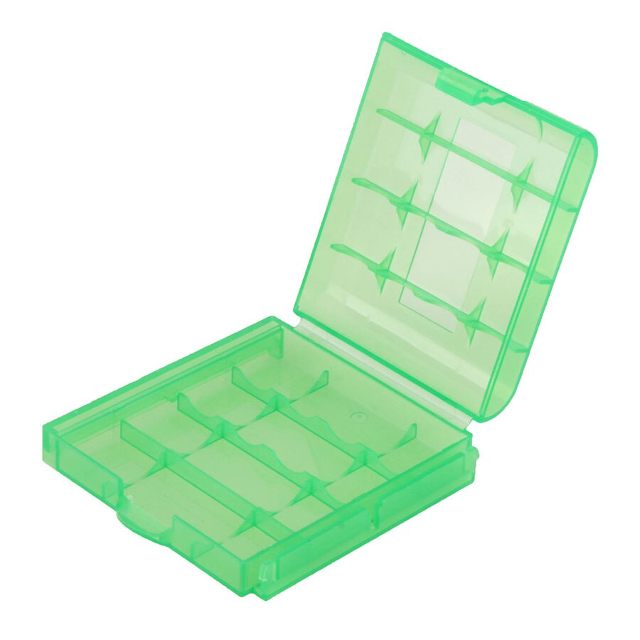 5 Stks AA/AAA Battey DOOS Plastic Transparant Wit Hard Plastic Case Cover Houder voor AA/AAA Batterij Opbergdoos Digitale