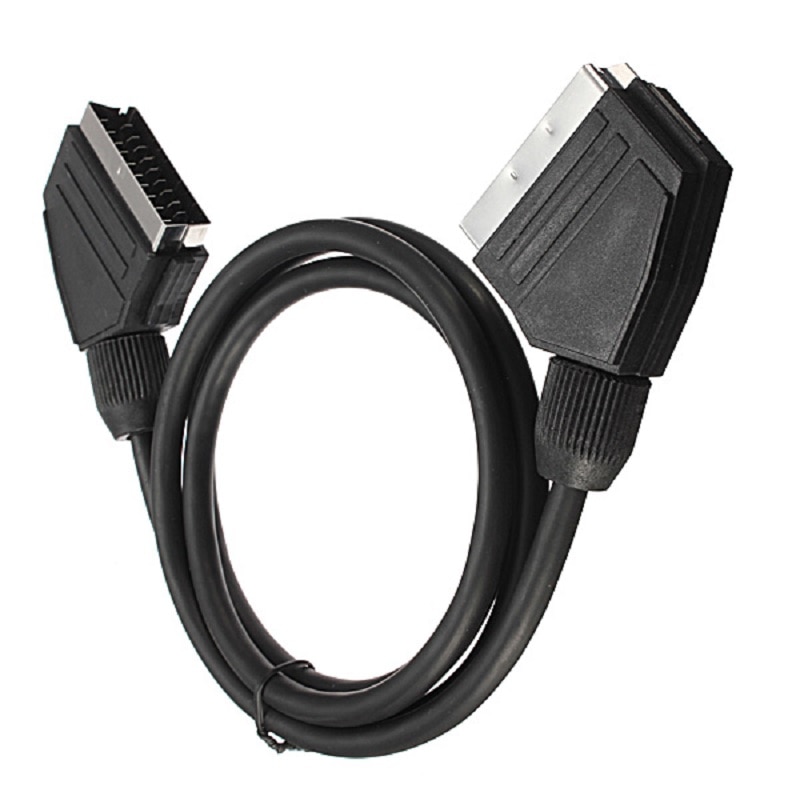 3M Eu Versie Male Naar Male Nickle Plated Scart Kabel 21-Pin Tv Dvd Vcr Audio Video Lood kabels