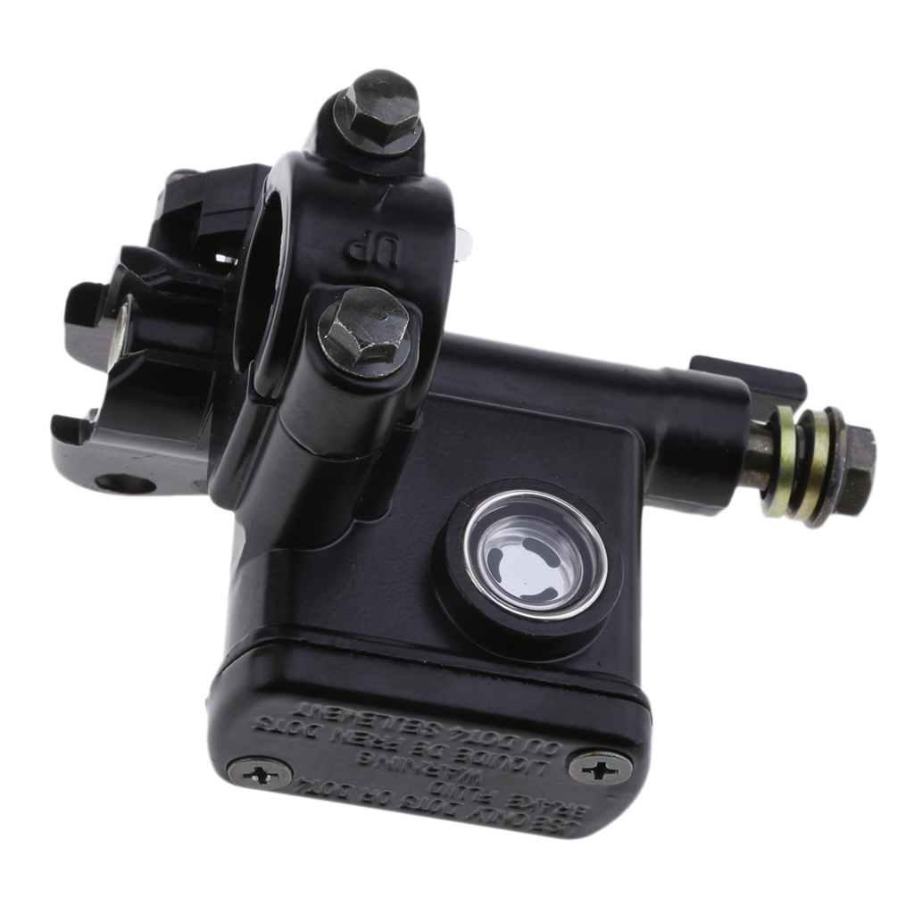 Zwart Rechts Hydraulische Hoofdremcilinder 10 Mm Banjo Voor 125cc 150cc Atv Quad Pit Dirt Bike