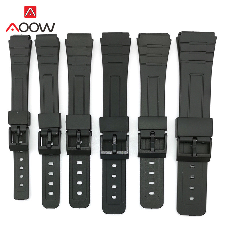 Universal Resin Strap 12mm 14mm 16mm 18mm 20mm 22mm Men Sport Waterproof Diving Replacement Bracelet Band Watch Accessories