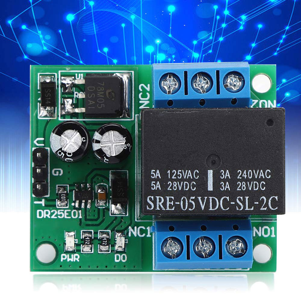 Dc5v/6-24v relämoduler självlåsande dpdt-relämodul dubbelpolig dubbelkastande bistabil reläomkopplare för arduino