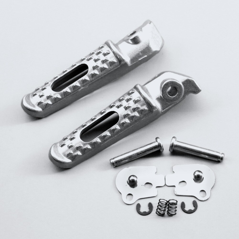 Rear Footrests / Foot Pegs For Honda CBR600RR (2003-2025) & CBR1000RR (2004-2016) - Black Aluminum