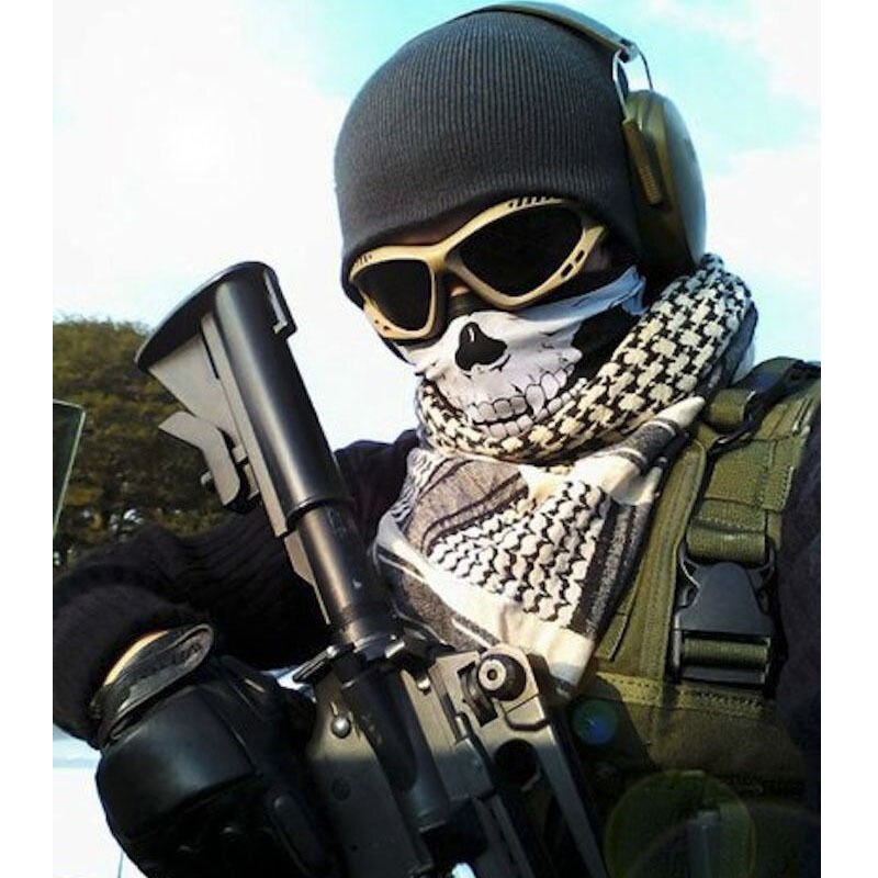 25*48cm Skull Bandana Neck Face Mask Headscarf Tubular Multifunctional Scarf Seamless Bandanas Turban Headband Unisex