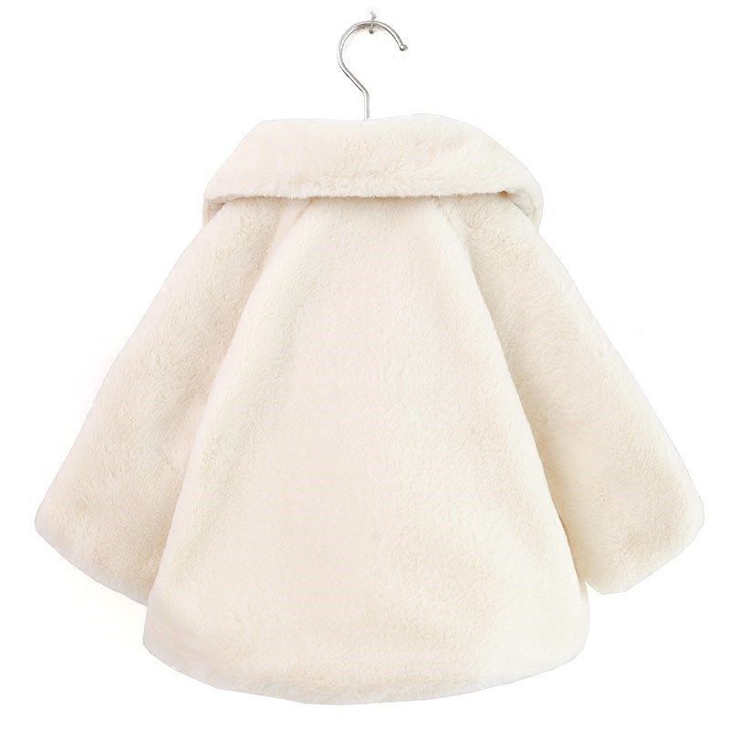 Originele Zebra Vergeet Baby Meisjes Winter Wollen Windjack Kinderen Rozen Borduren Uitloper Kids Pluche Verdikte Overjassen