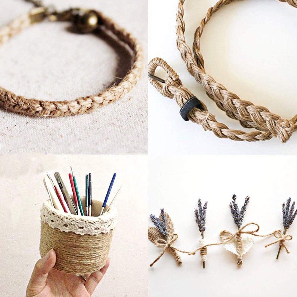 Ficelle de Sisal en corde de Jute souple | Corde de 100m naturelle pour Art bouteille
