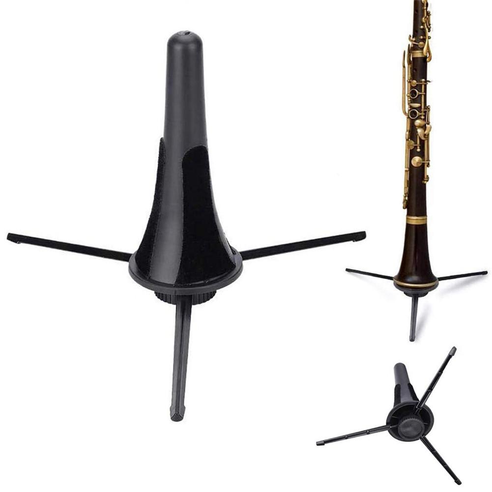 Trípode plegable para clarinete, soporte portátil para instrumento de viento, accesorios y piezas de soporte para saxofón
