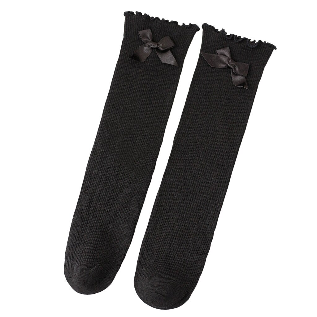 Kids Socks Toddler Baby Girls Boys Solid Anti-Slip Knitted Long Socks Knee Socks Winter Autumn Princess Girls Cotton Socks C810#
