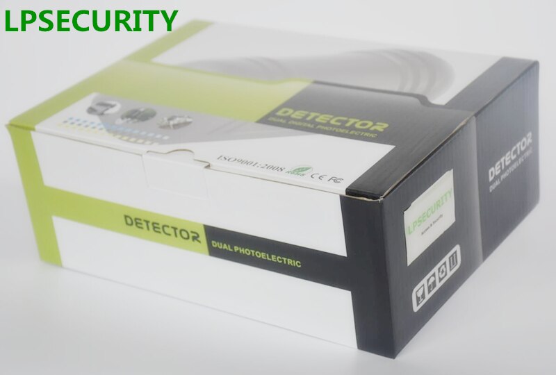 LPSECURITY 150M Photoelectric Dual Beam Sensor Active Infrared Intrusion Detector IR Outdoor Perimeter Wall Window Fence Alarm