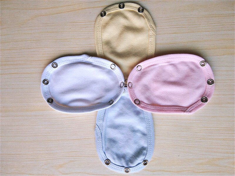 4 Stuks Baby Romper Partner Utility Bodysuit Luier Jumpsuit Breiden Film 4 Kleuren