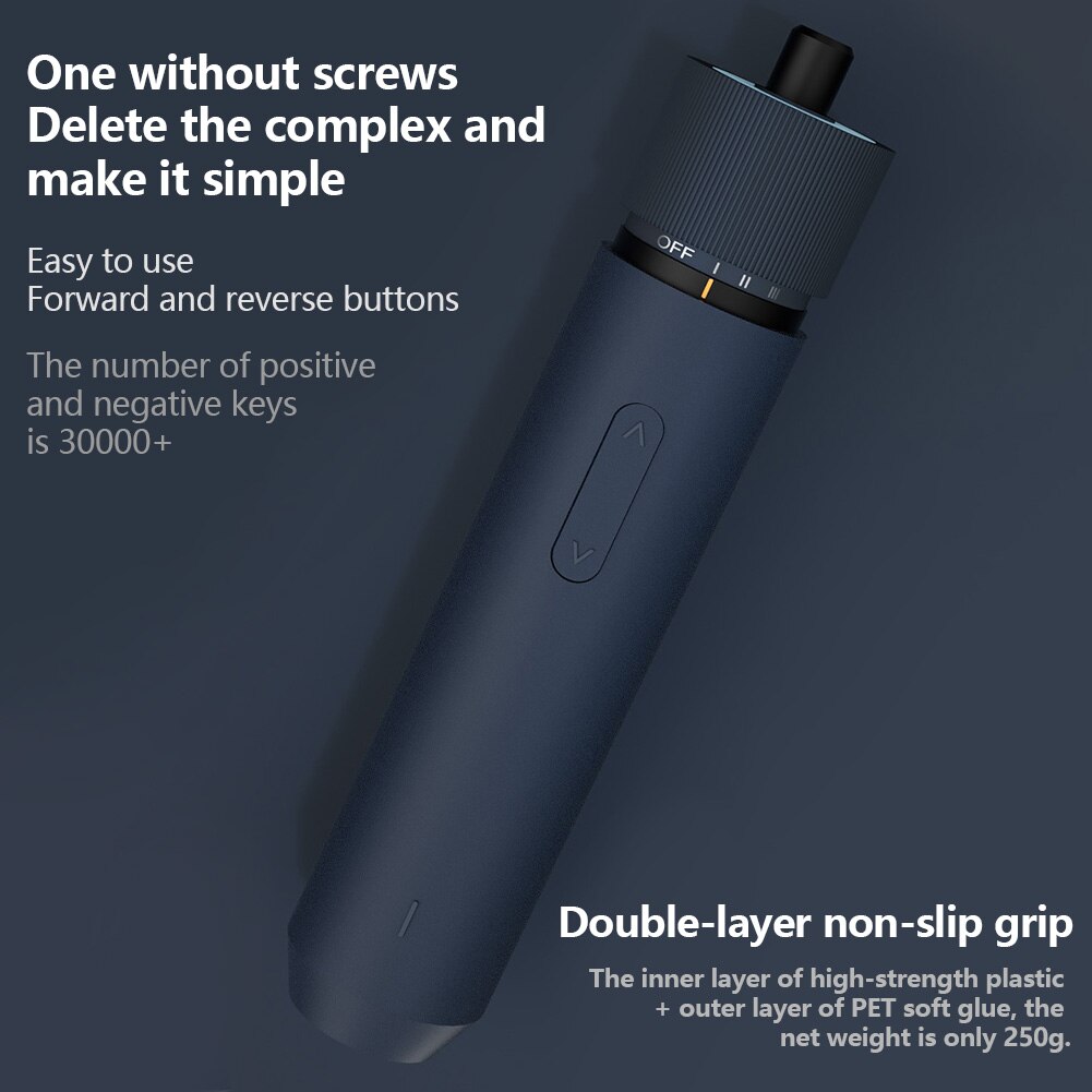 3.6V Mini Electrical Screwdriver Set, Smart Cordless Screwdrivers, Rechargeable Power Battery Screwdriver, S2 Steel 12 Bits