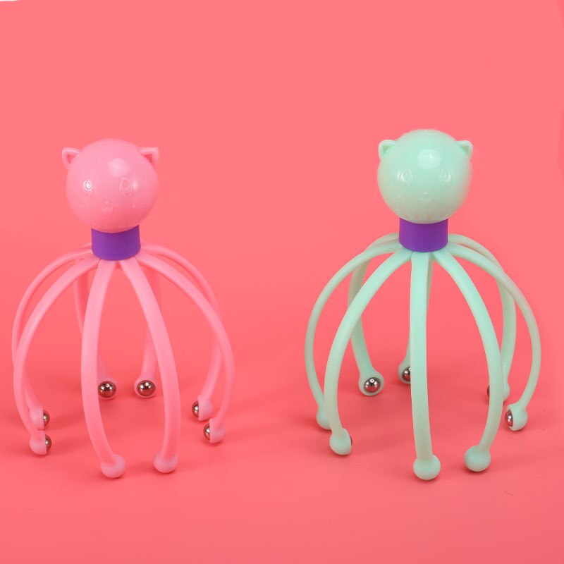 Nine Claw Head Massager Five Claw Soul Extractor Ball Dredge Meridians Scratch Scalp Relax Decompression Artifact Health Care