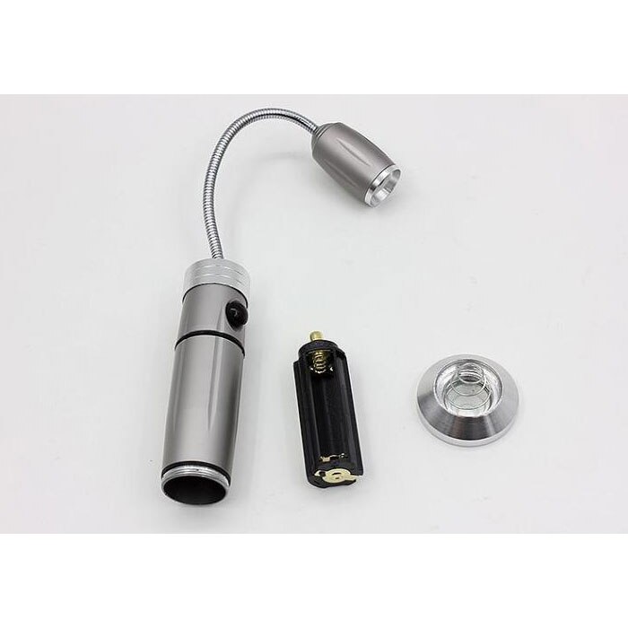 Portátil 3w bateria led máquina ferramenta de luz ímã multi função manutenção lâmpada trabalho preto cinza gooseneck iluminação magnética