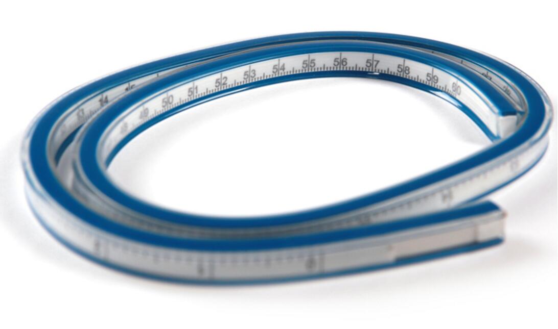 Schmetterling kurve schlange bilden herrscher beiläufiges kurvenlineal modedesign lineal konstruktionszeichnung flexibel herrscher 30/50/60 cm