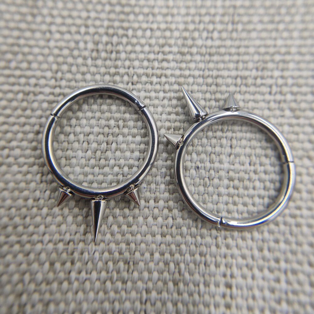 16G Implant Grade Titanium Astm F136 Kegel Spiraal Scharnierende Segment Ring Hoepel Voor Septum Daith Helix Kraakbeen Piercing Body sieraden