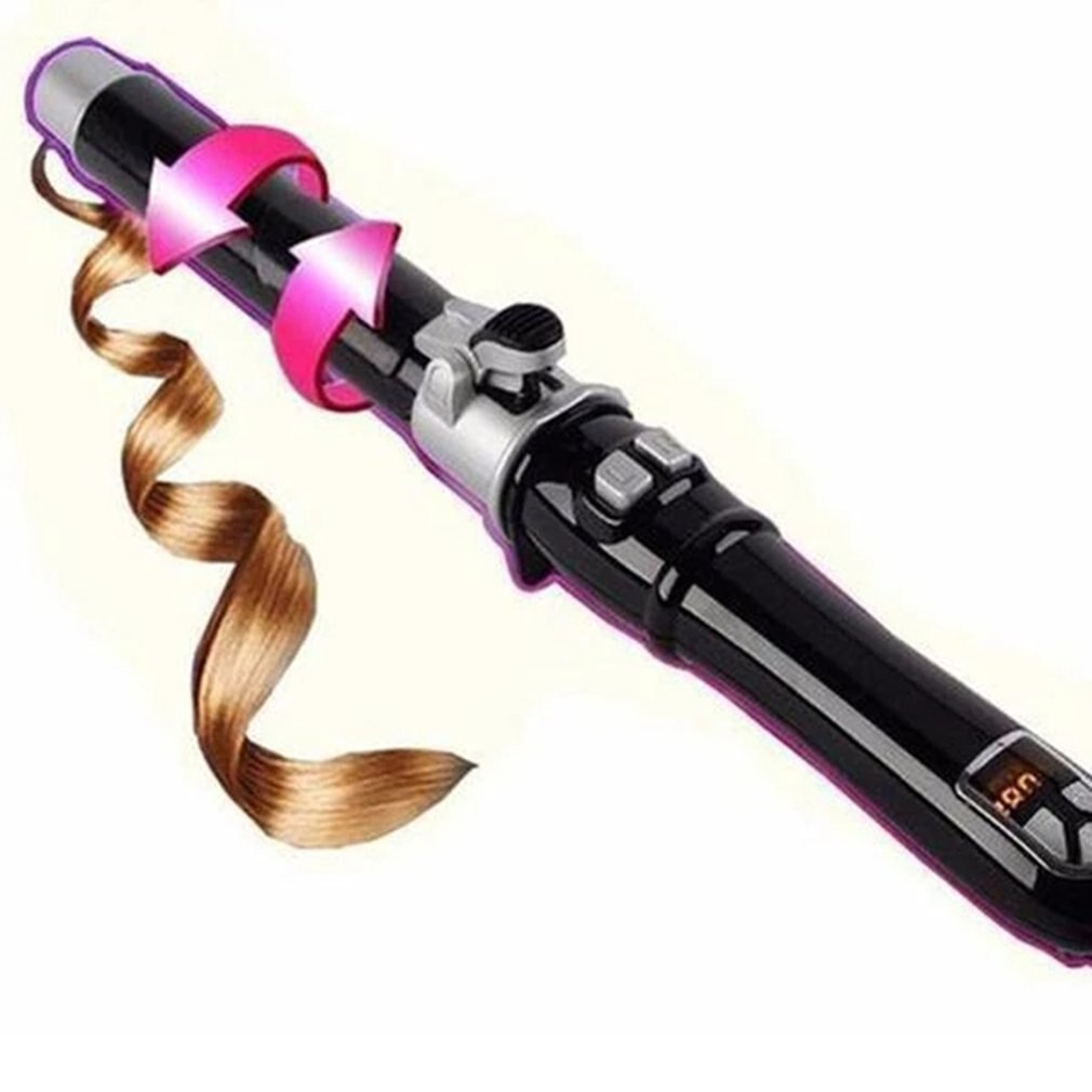 Rotating Curling Iron Automatic Hair Curler Stick Ceramic Roll Curling 360 Degree Automatic 