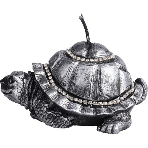 Maxmillen dekorativ skildpadde skulptur stearinlys 13 x 9 x 9 farver sølv er ikke og under brændende lugter allergi og hovedpine ikke.