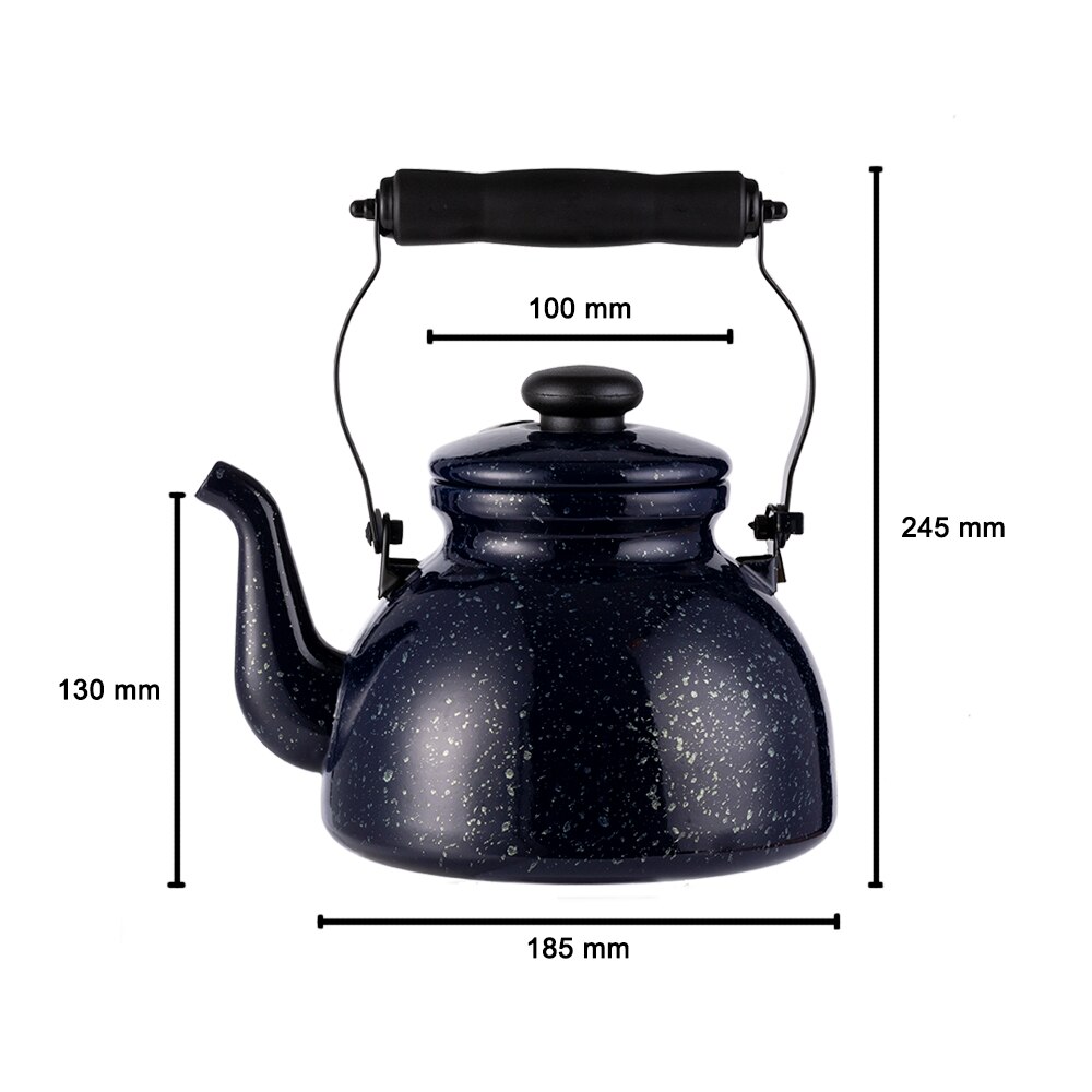 Emaille Waterkoker 2 Liter Fluitketel Creatieve St... – Grandado
